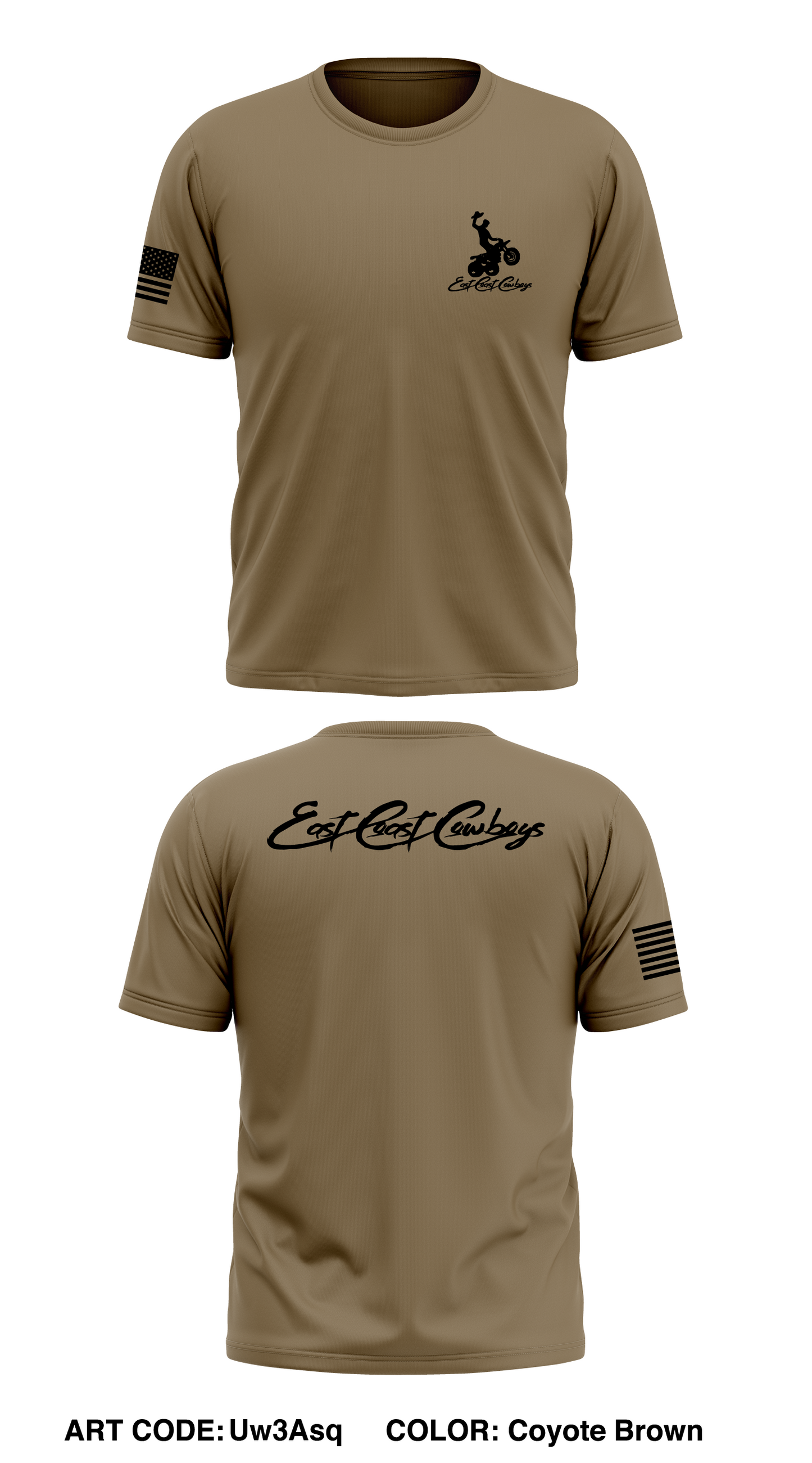 East Coast Store 1 Core Men's SS Performance Tee - Uw3Asq