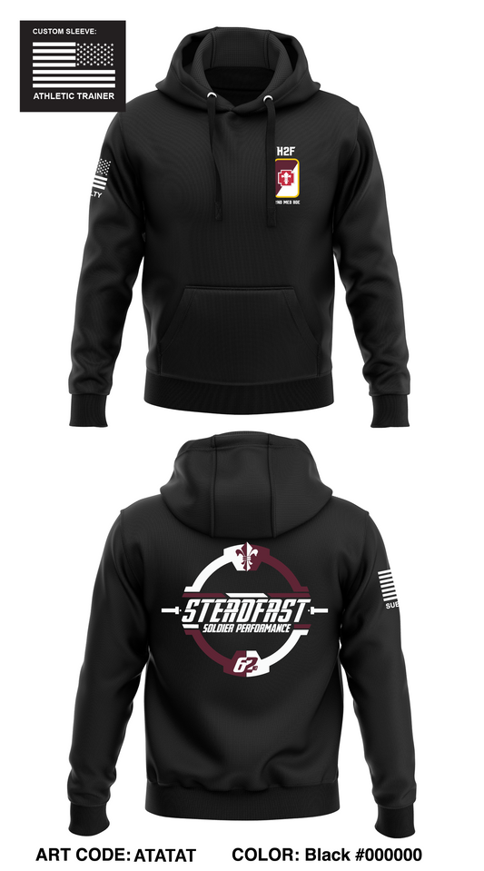 62nd Medical Brigade Store 1  Core Men's Hooded Performance Sweatshirt - ATATAT
