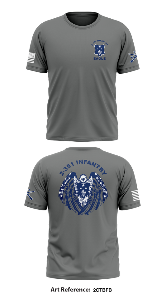 2-351 Infantry Store 1 Core Men's SS Performance Tee - 2cTbFb
