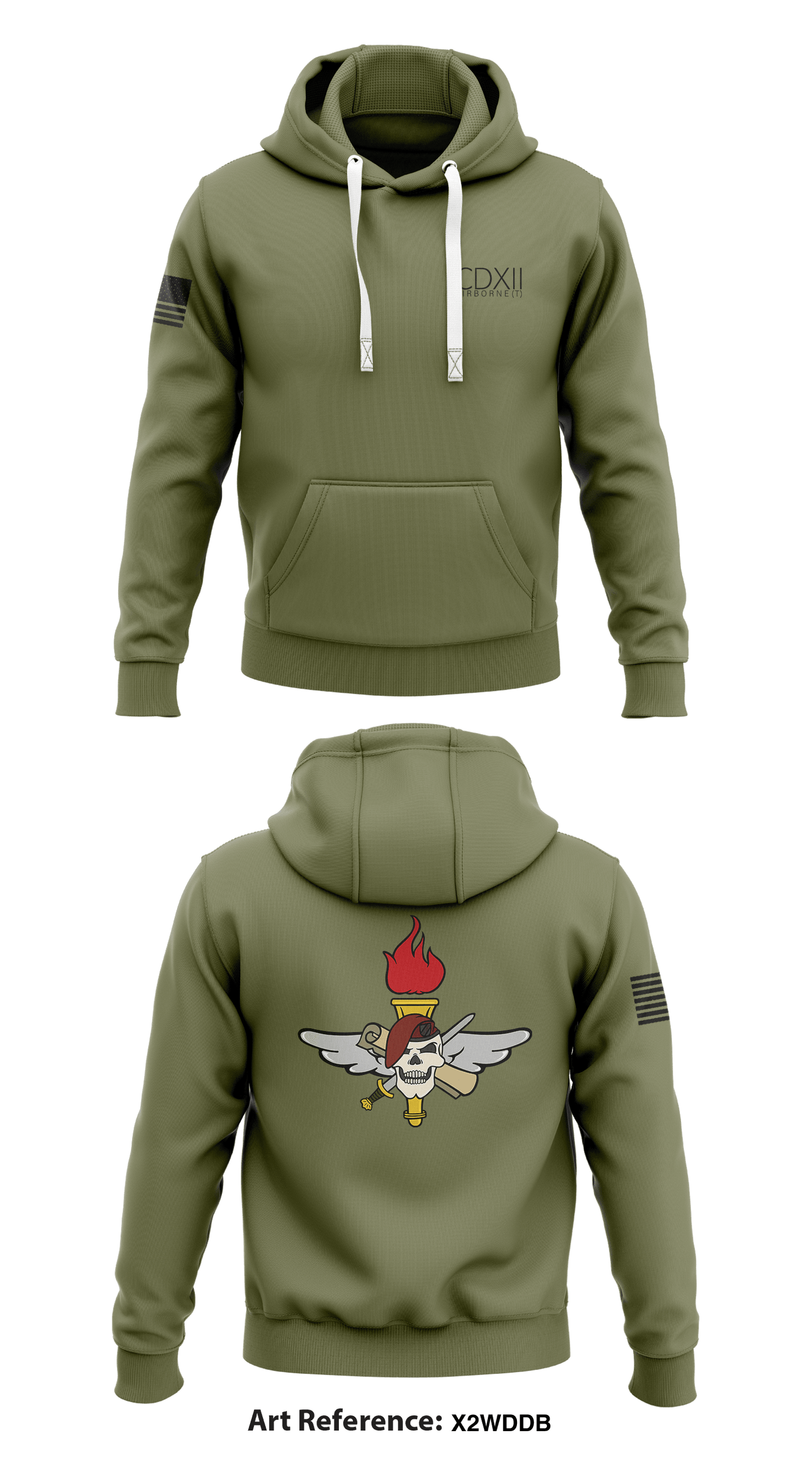 412th CA BN Store 1  Core Men's Hooded Performance Sweatshirt - x2wDDb