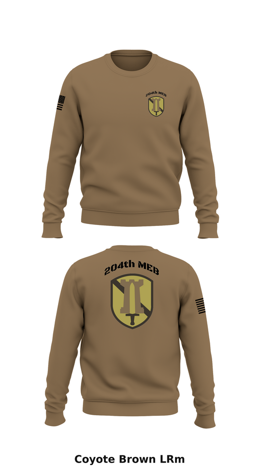 204th MEB Store 1 Core Men's Crewneck Performance Sweatshirt - LRm