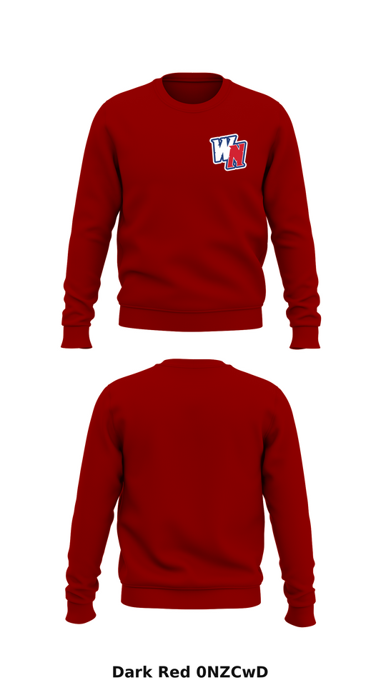 Western Nebraska Pioneers Store 1 Core Men's Crewneck Performance Sweatshirt - 0NZCwD