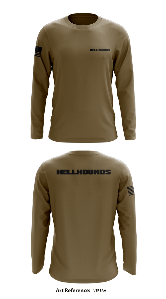 Hellhounds Store 1 Core Men's LS Performance Tee - V8PsaA