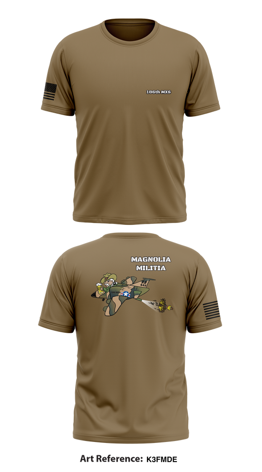 186th MXS Store 1 Core Men's SS Performance Tee - K3fMdE