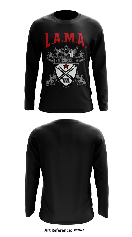 Latin American Motorcycle Association Store 1 Core Men's LS Performance Tee - dTsDxg