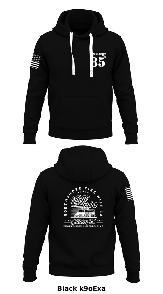 Engine 85 Store 1  Core Men's Hooded Performance Sweatshirt - k9oExa