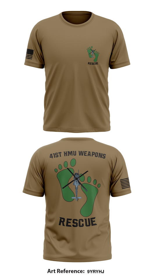 41st HMU Weapons  Store 1 Core Men's SS Performance Tee - 9yRYHj