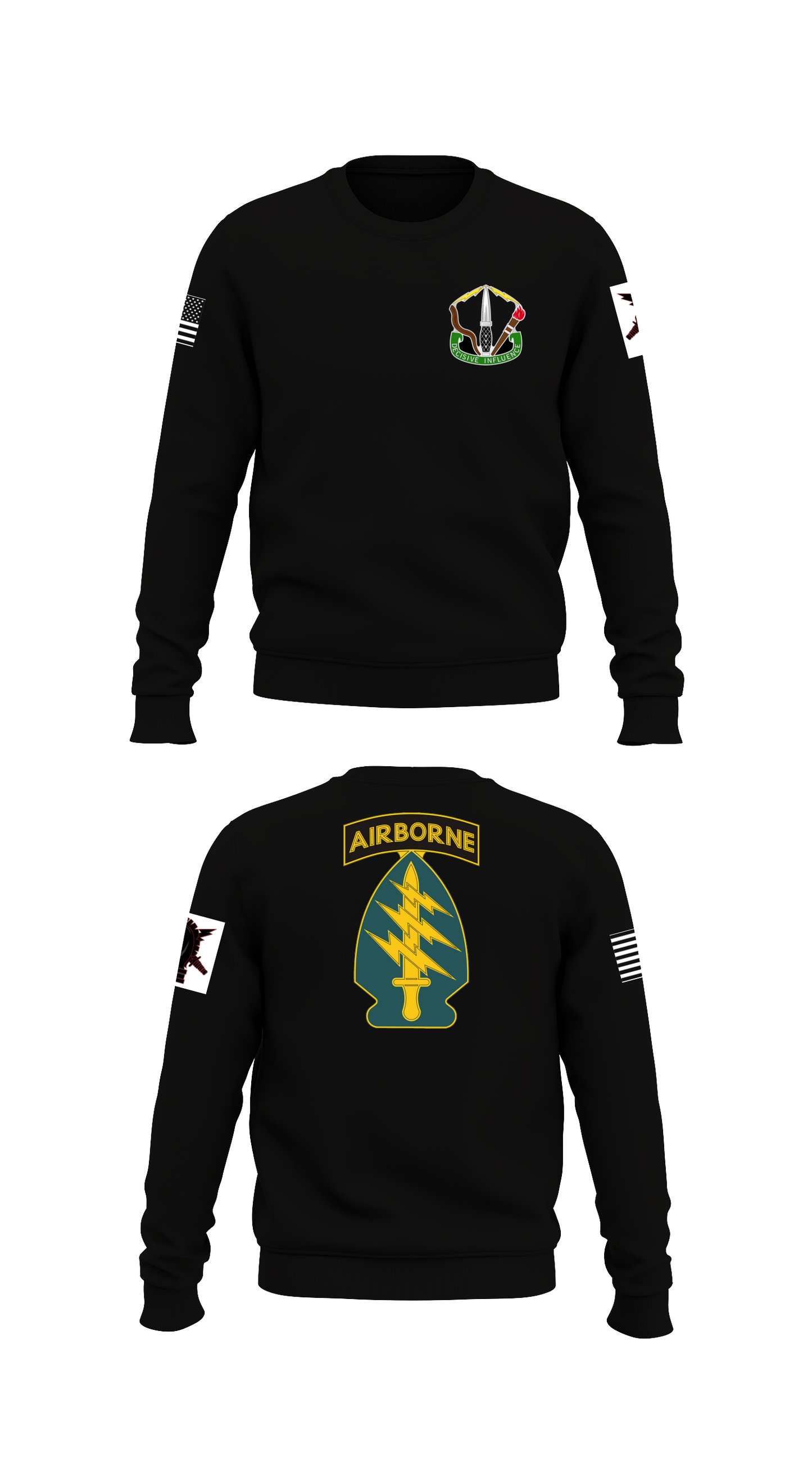 HHC, 8th PSYOP Group (ABN) Store 1 Core Men's Crewneck Performance Sweatshirt - 60053479666