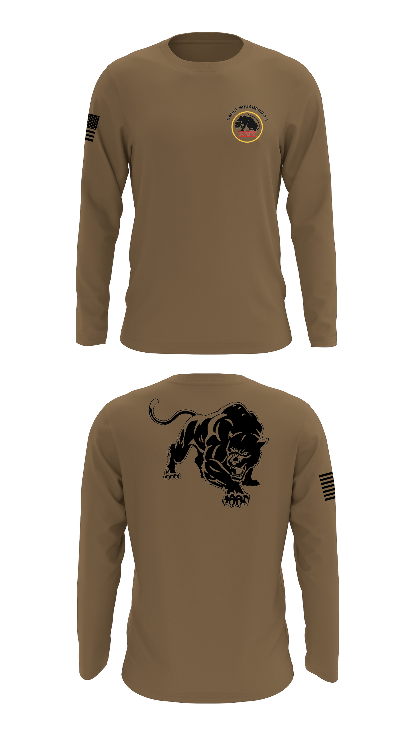 Cadet Squadron 29 Store 1 Core Men's LS Performance Tee - 39242040054