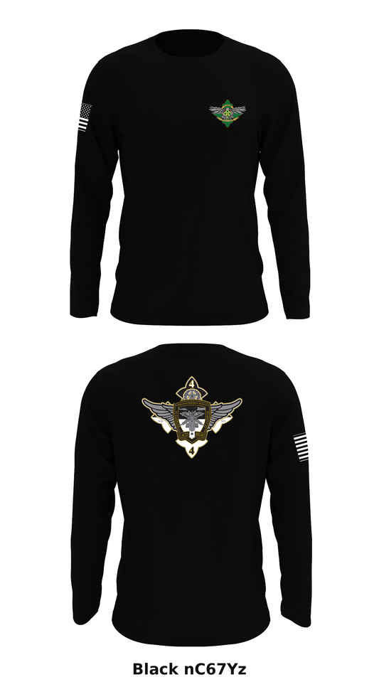 4-4 Attack Battalion Store 1 Core Men's LS Performance Tee - nC67Yz