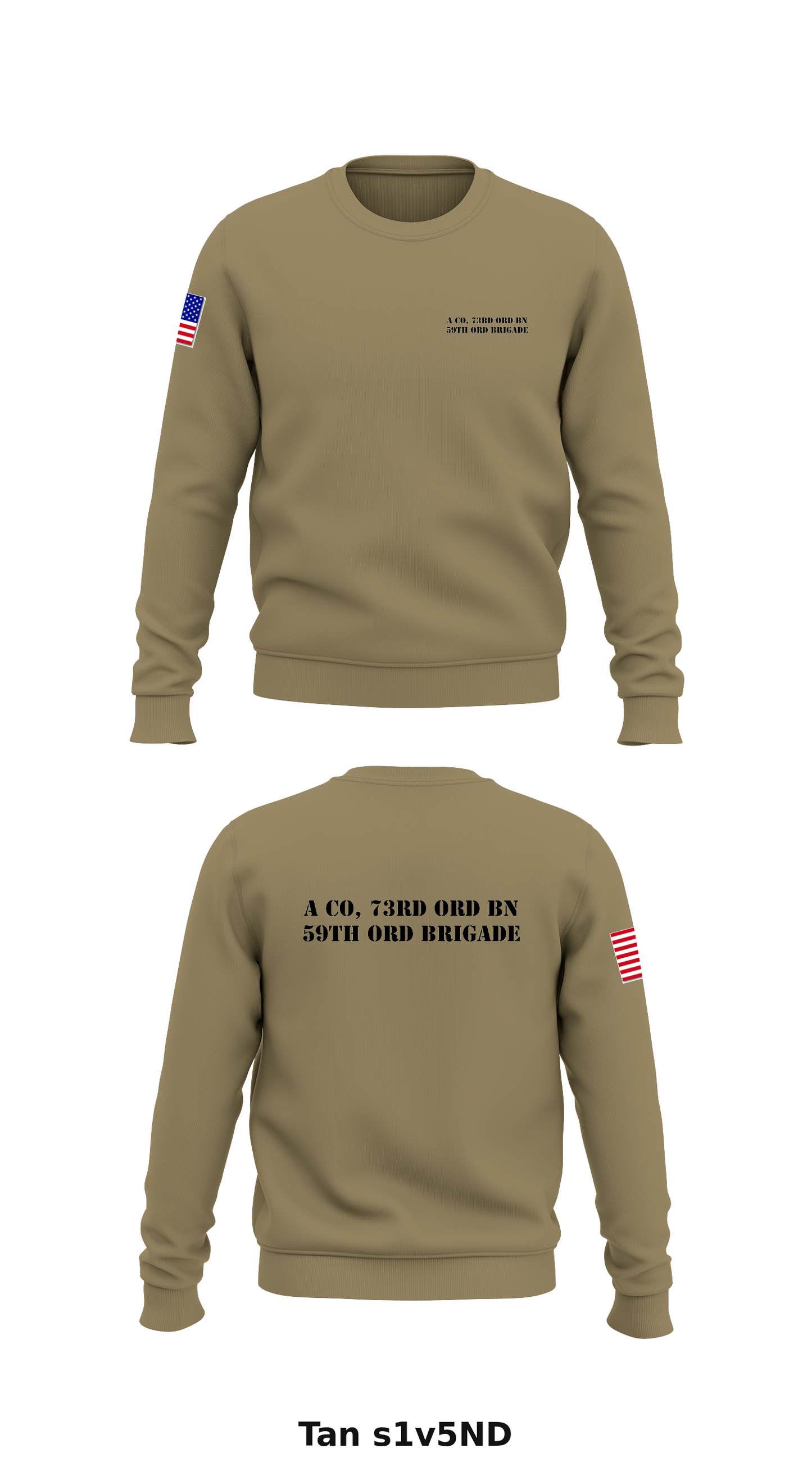 A Co, 73rd ord BN 59th ord brigade Store 1 Core Men's Crewneck Performance Sweatshirt - s1v5ND