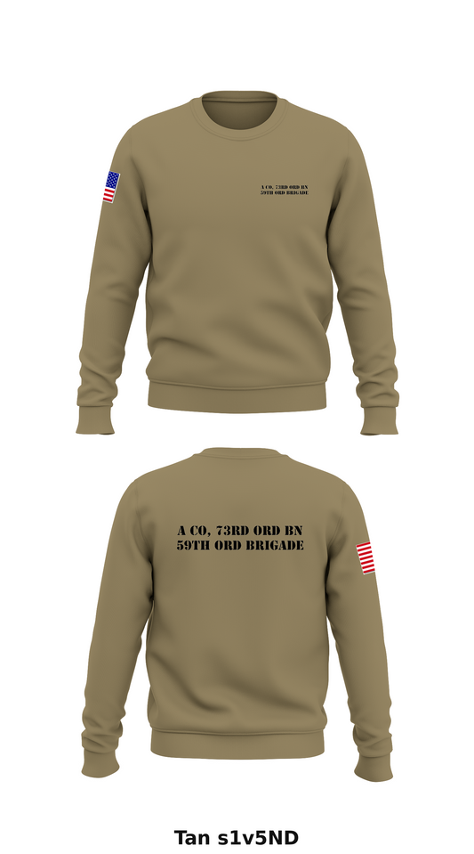 A Co, 73rd ord BN 59th ord brigade Store 1 Core Men's Crewneck Performance Sweatshirt - s1v5ND