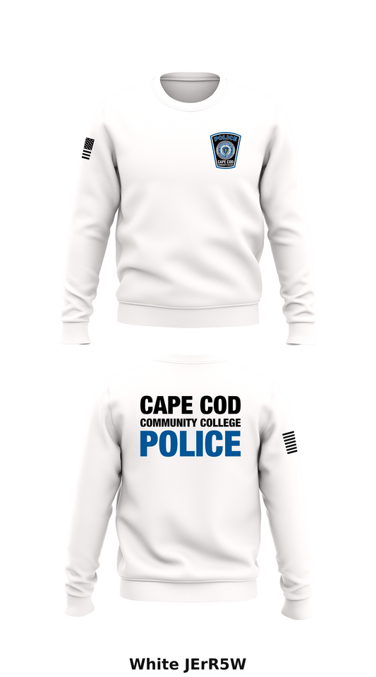 Cape Cod Community College Police Department Store 1 Core Men's Crewneck Performance Sweatshirt - JErR5W