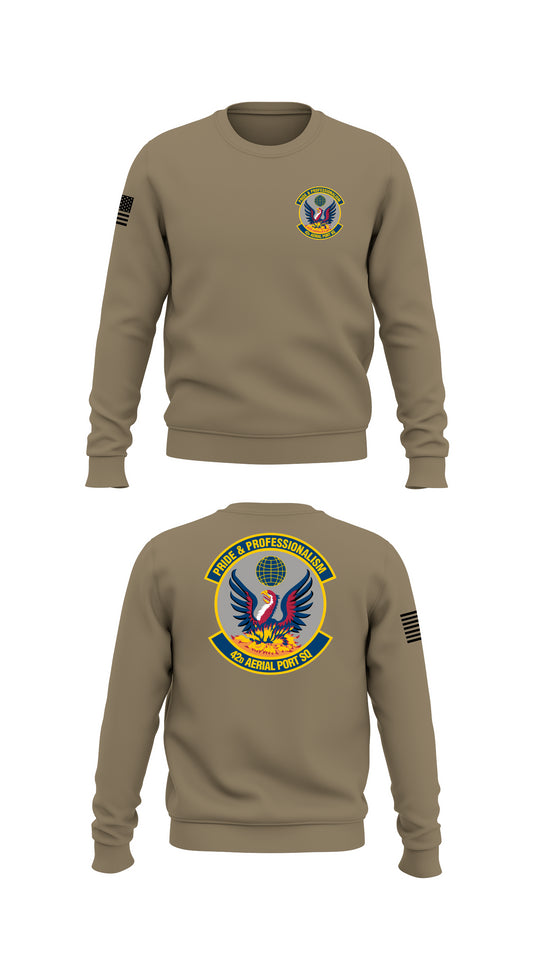 42d Aerial Port Squadron Store 2 Core Men's Crewneck Performance Sweatshirt - 52051704992