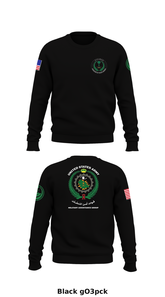 USA-MAG Store 1 Core Men's Crewneck Performance Sweatshirt - gO3pck