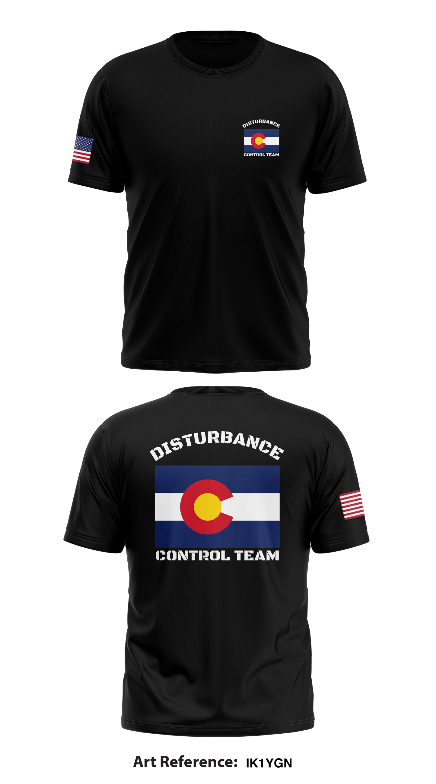 Disturbance control team Store 1 Core Men's SS Performance Tee - IK1YGN