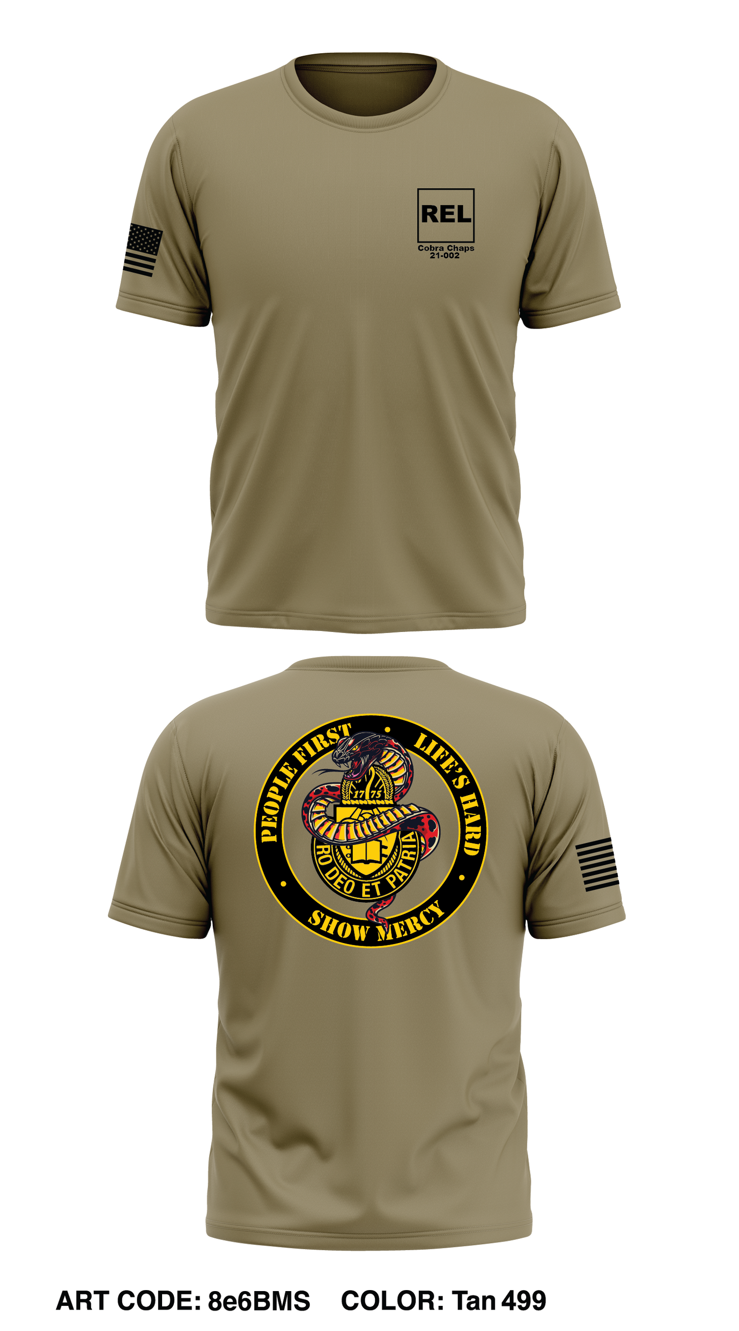 Chaplain Captain Career Cro Store 1 Core Men's SS Performance Tee - 8e6BMS