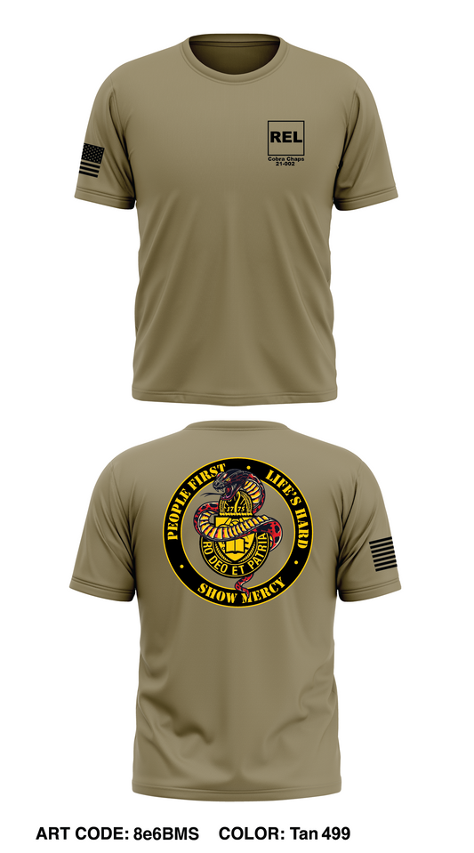 Chaplain Captain Career Cro Store 1 Core Men's SS Performance Tee - 8e6BMS
