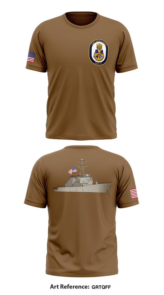 USS MITSCHER S-1 Store 1 Core Men's SS Performance Tee - gRtQFF