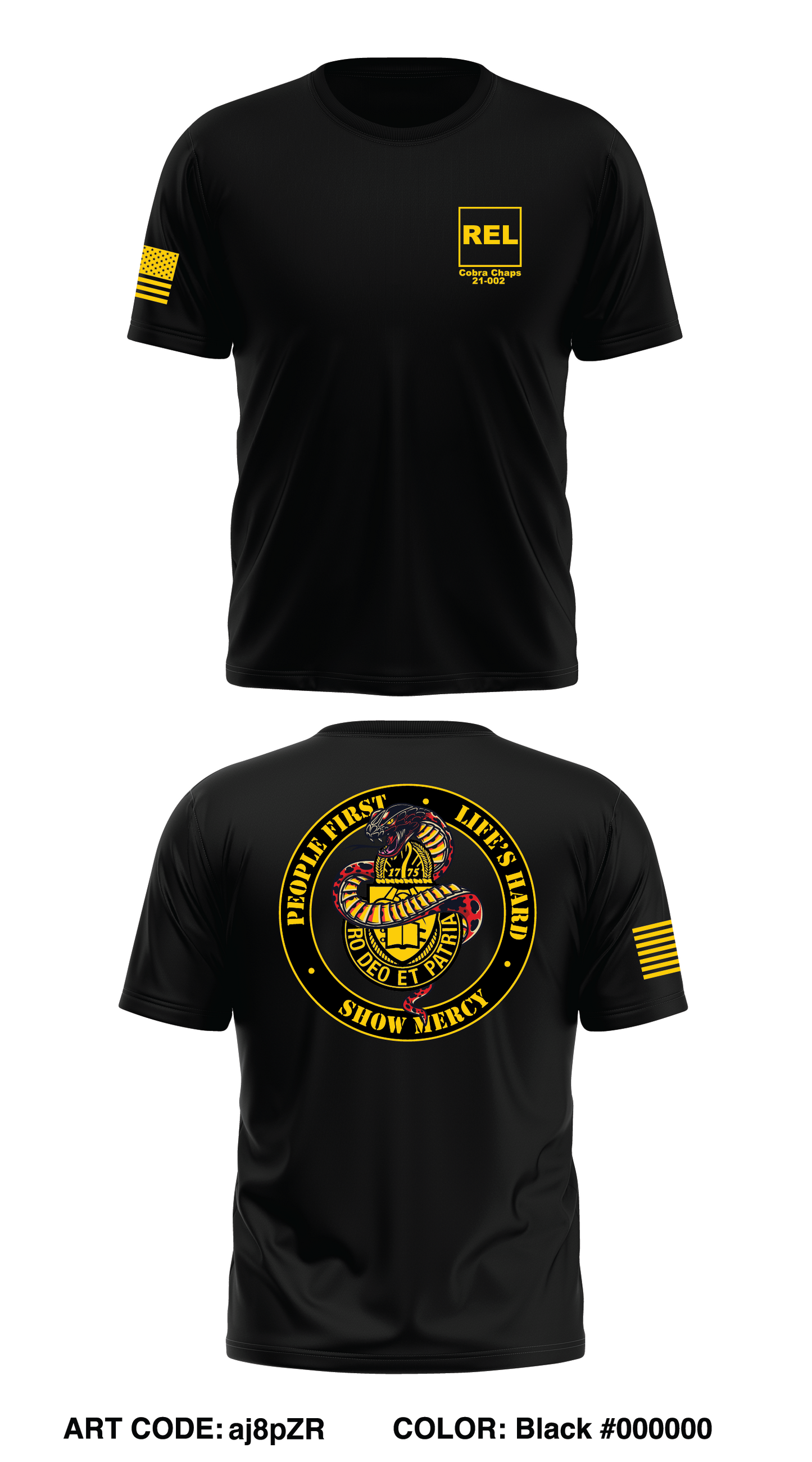 Chaplain Captain Career Cro Store 1 Core Men's SS Performance Tee - aj8pZR