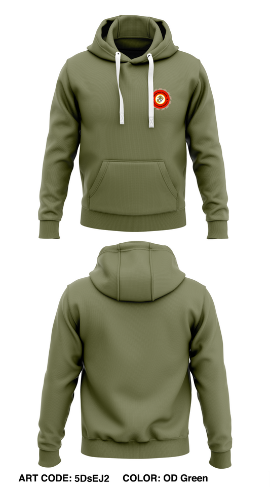 School of Advanced Warfighting Store 1  Core Men's Hooded Performance Sweatshirt - 5DsEJ2