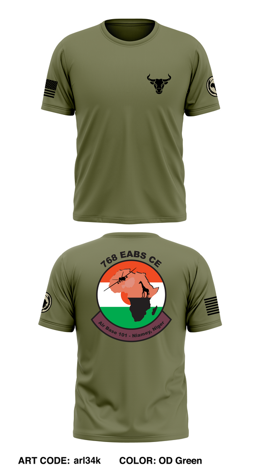 768th EABS CE Store 1 Core Men's SS Performance Tee - arl34k