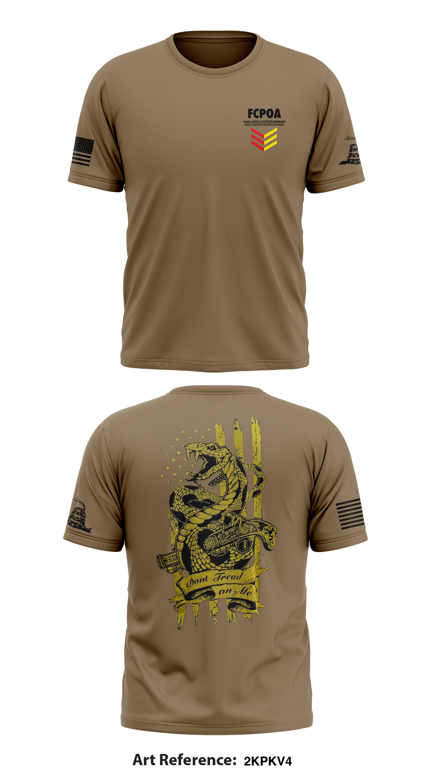NAVSUP FLC San Diego Store 1 Core Men's SS Performance Tee - 2kpkv4