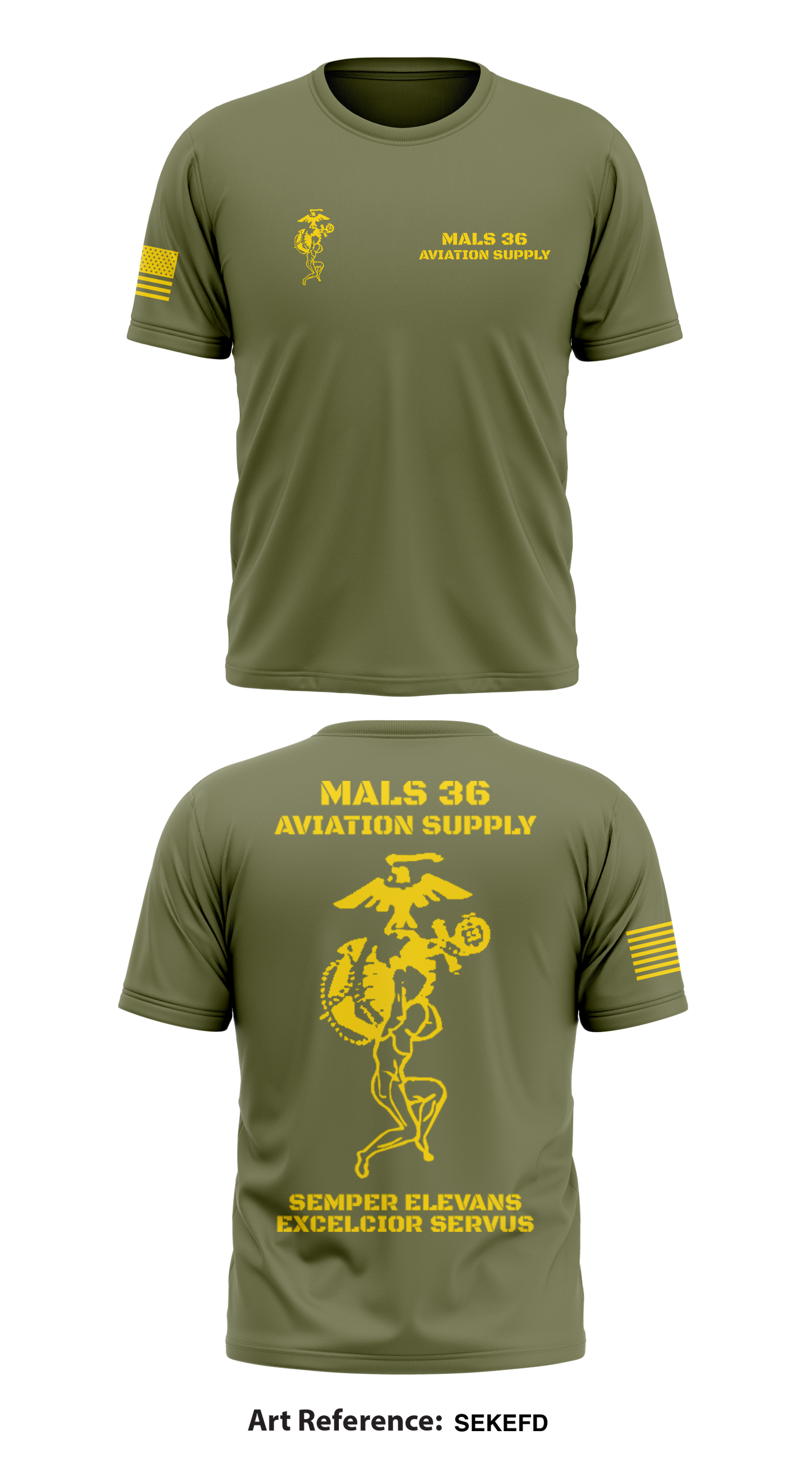 MALS 36 Aviation Supply Store 1 Core Men's SS Performance Tee - sEKeFd