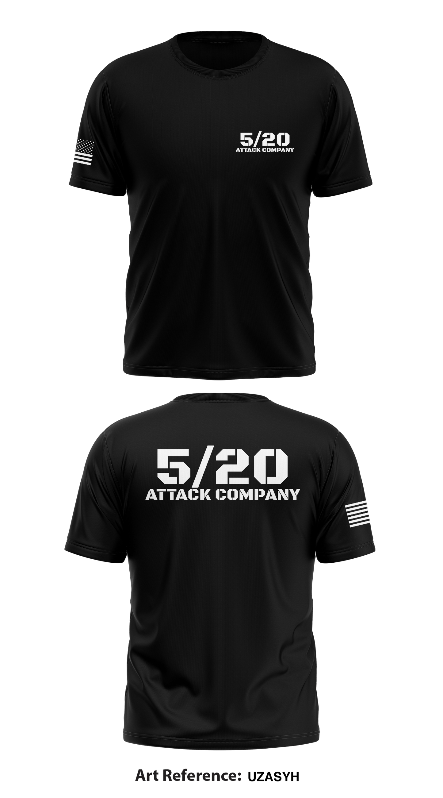 5/20 Attack Company Store 1 Core Men's SS Performance Tee - uzASYH