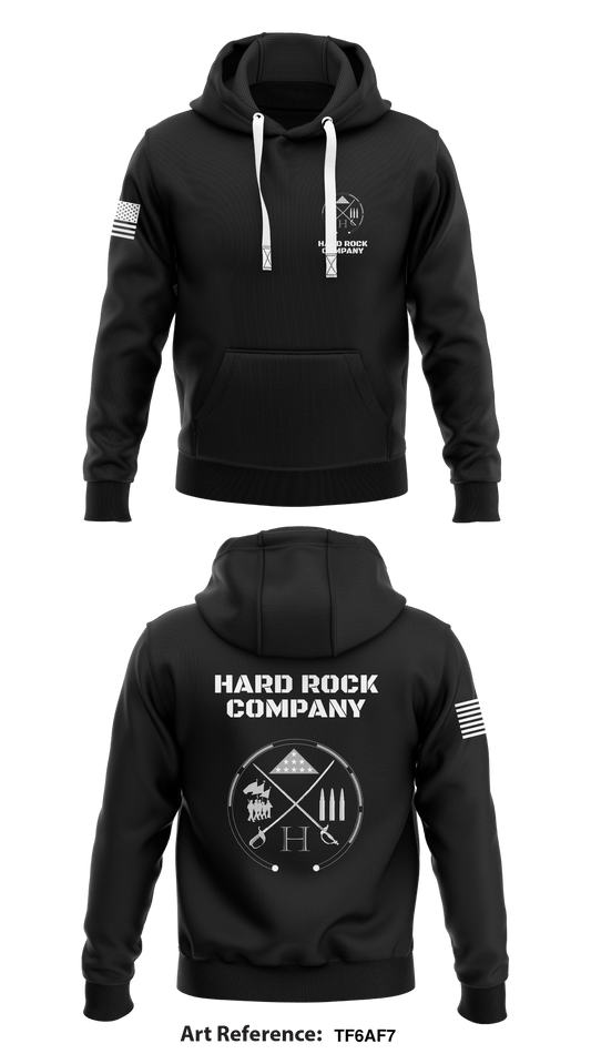 Hard Rock Company Store 1  Core Men's Hooded Performance Sweatshirt - TF6AF7