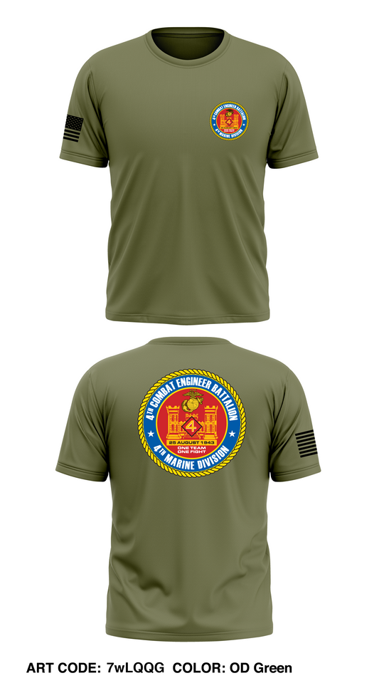 4th CEB Store 1 Core Men's SS Performance Tee - 7wLQQG