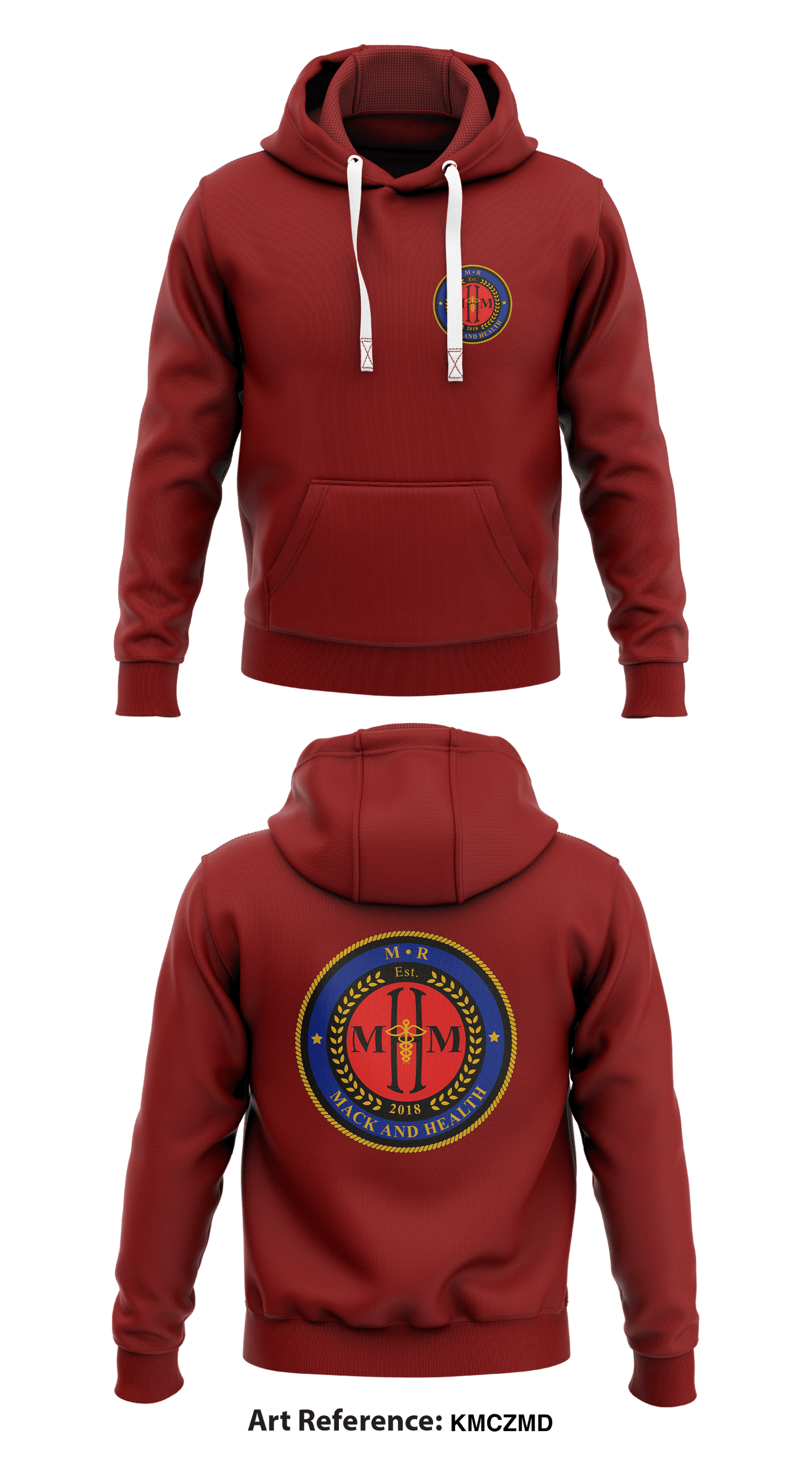 M.R. Mack & Health Store 1  Core Men's Hooded Performance Sweatshirt - KMCzmd