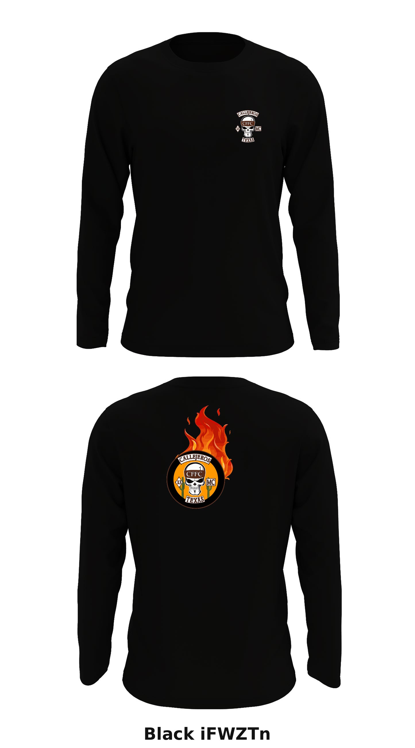 San Antonio Callejeros MC Store 1 Core Men's LS Performance Tee - iFWZTn