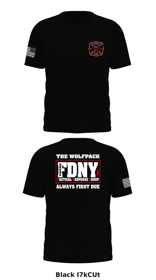 FDNY Bronx Tactical Response Group Store 1 Core Men's SS Performance Tee - I7kCUt