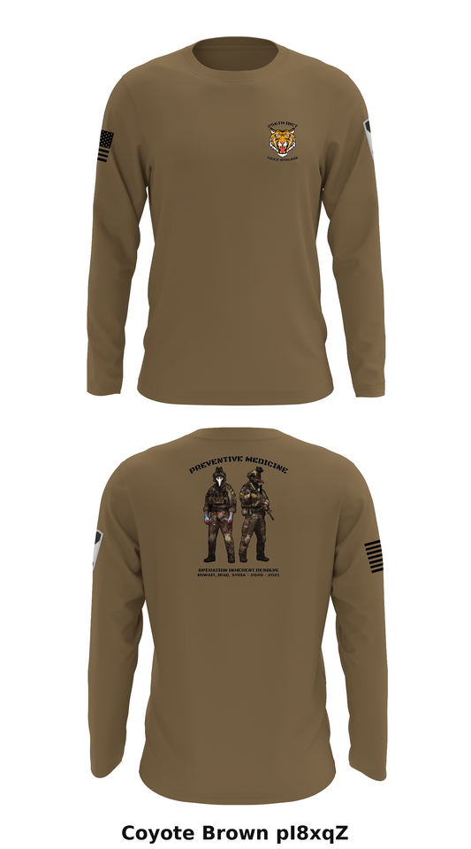 LANG 256th IBCT Store 1 Core Men's LS Performance Tee - pI8xqZ