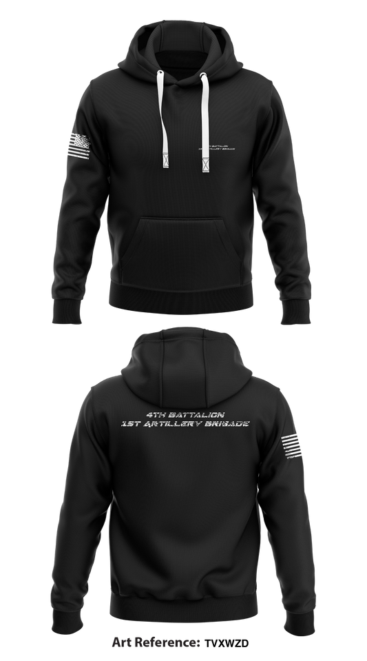 4th battalion 1st Artillery Brigade Store 1  Core Men's Hooded Performance Sweatshirt - tvXWZd