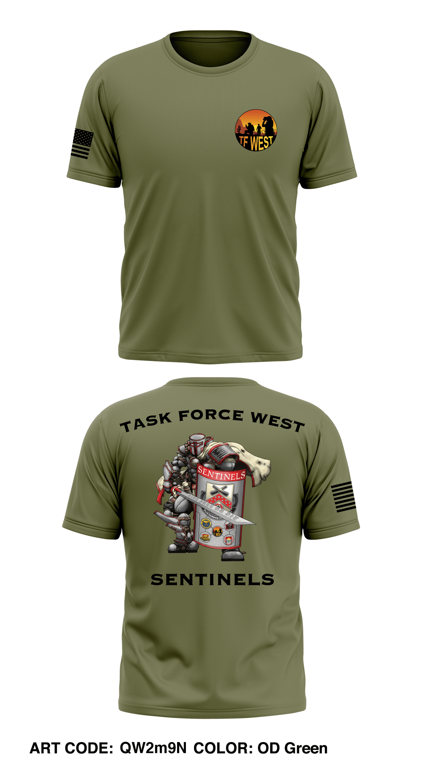 Task Force West Sentinels  Store 1 Core Men's SS Performance Tee - QW2m9N