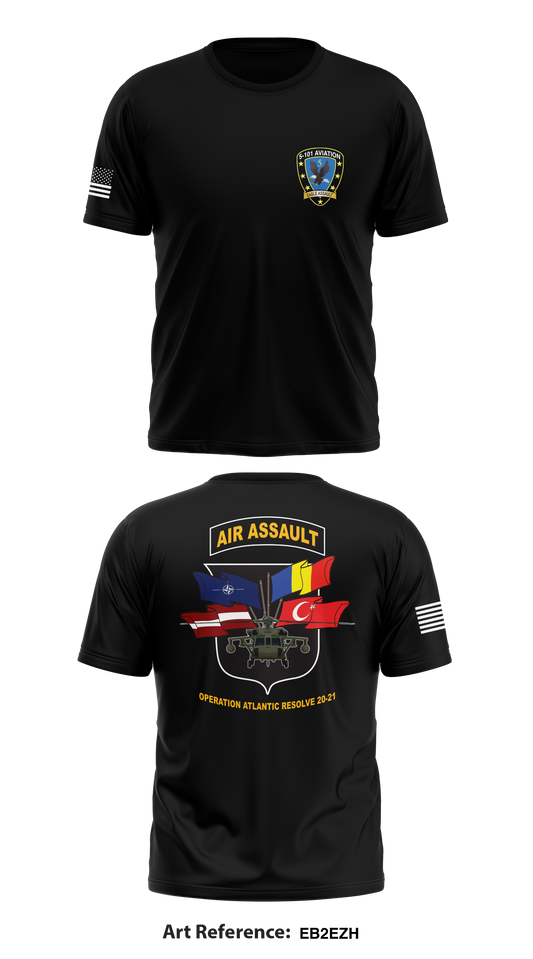 5 101 AVN REGT Store 1 Core Men's SS Performance Tee - eB2ezh