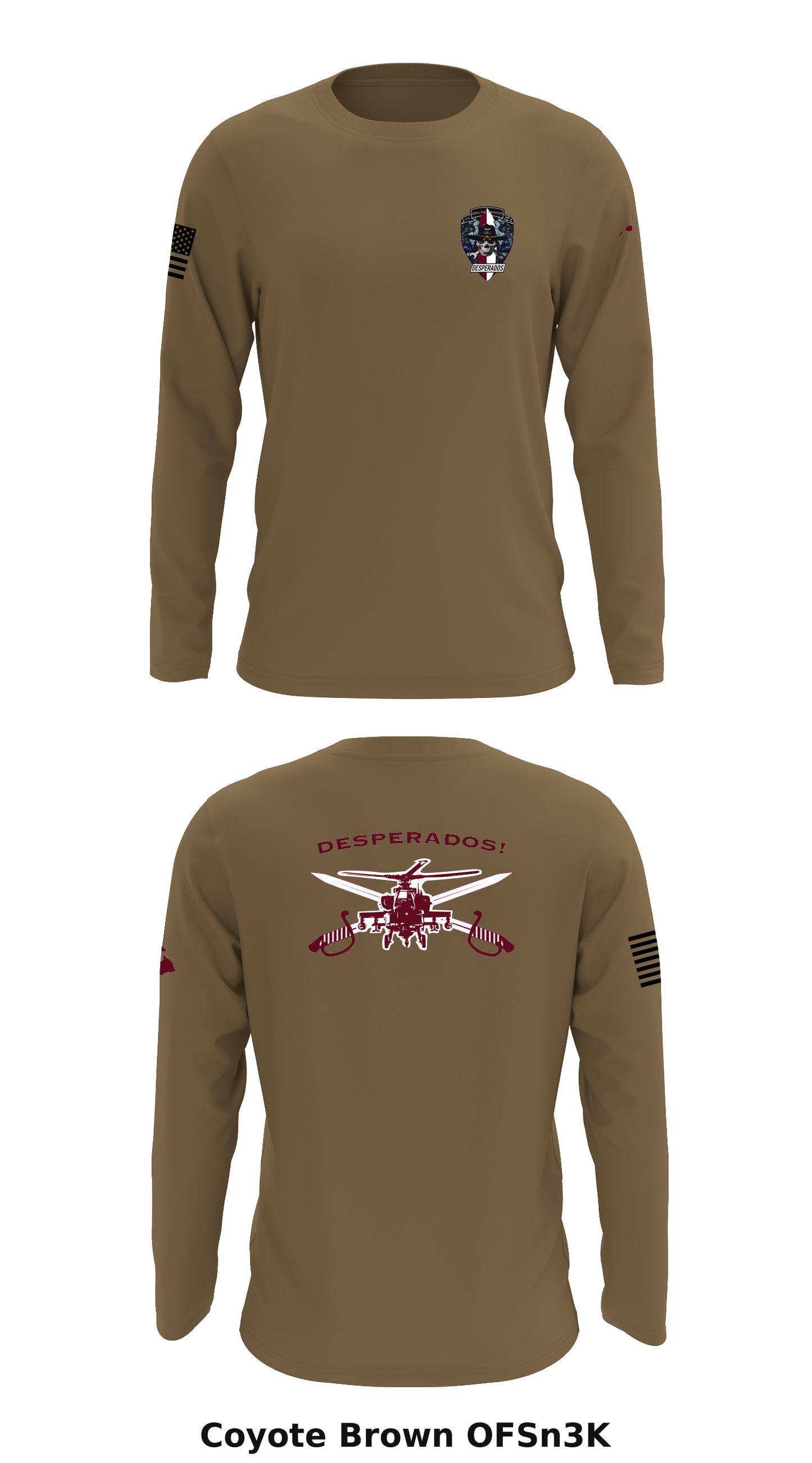 D TRP 2-6 CAV Store 1 Core Men's LS Performance Tee - OFSn3K