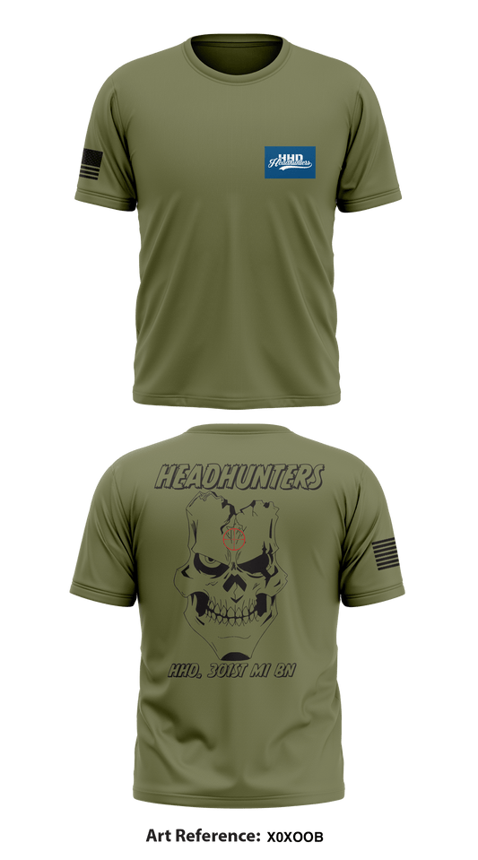 HHD 301st MI BN Store 1 Core Men's SS Performance Tee - X0xooB