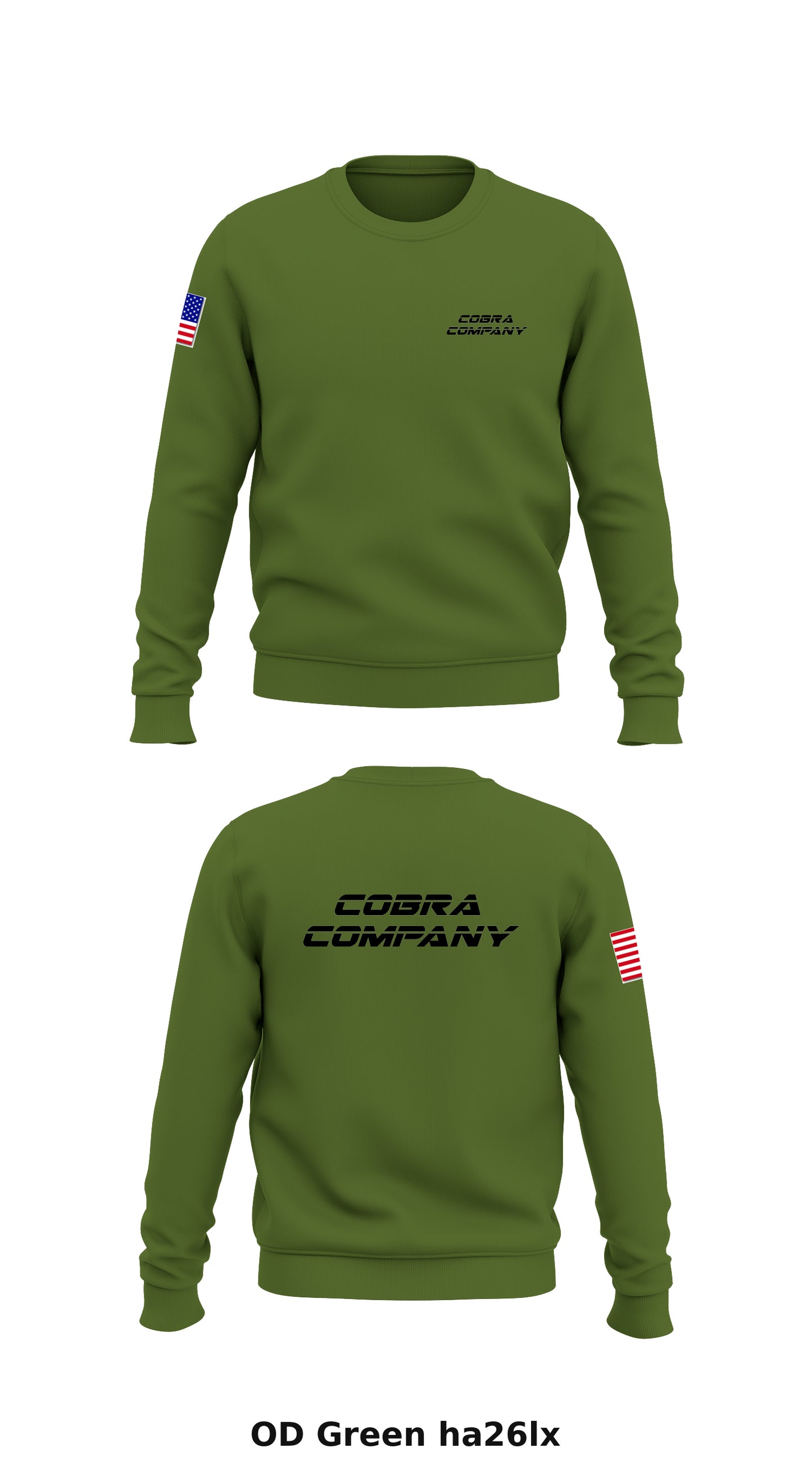 Cobra Company Store 1 Core Men's Crewneck Performance Sweatshirt - ha26lx