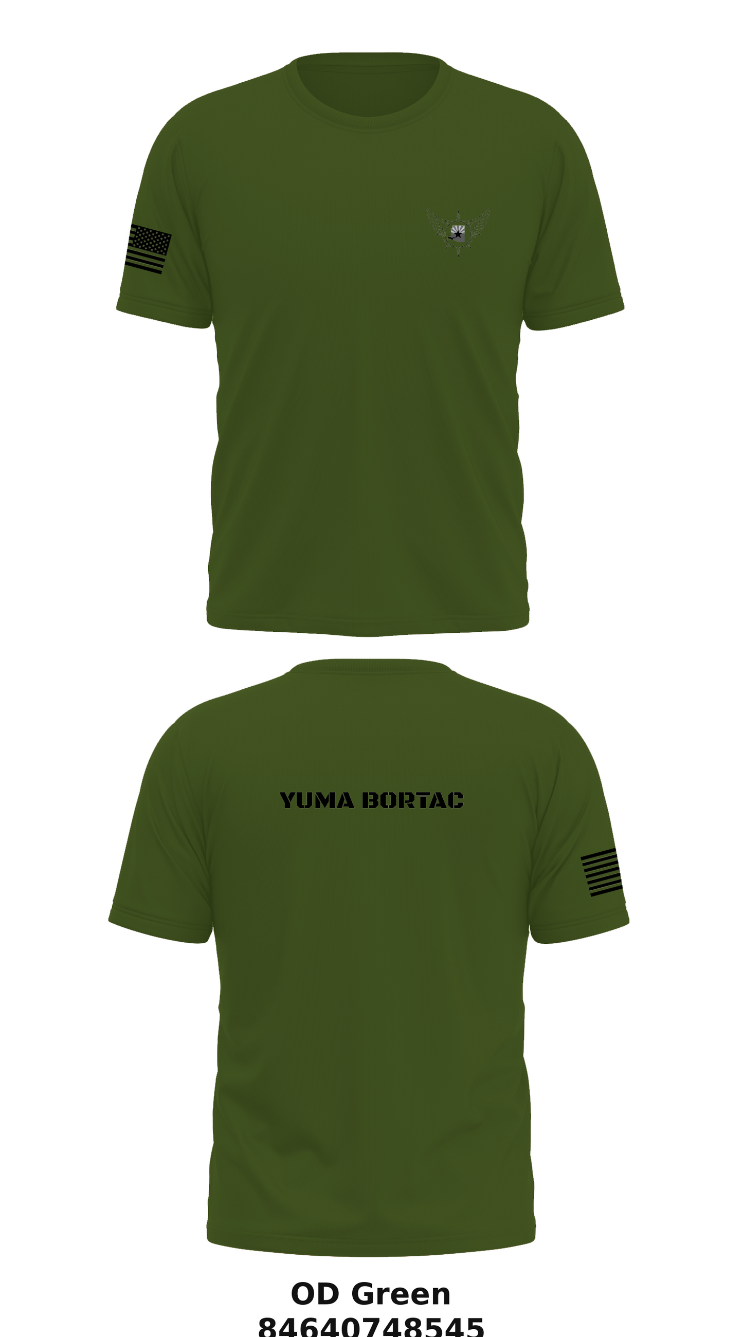 YUMA BORTAC  Store 1 Core Men's SS Performance Tee - 84640748545