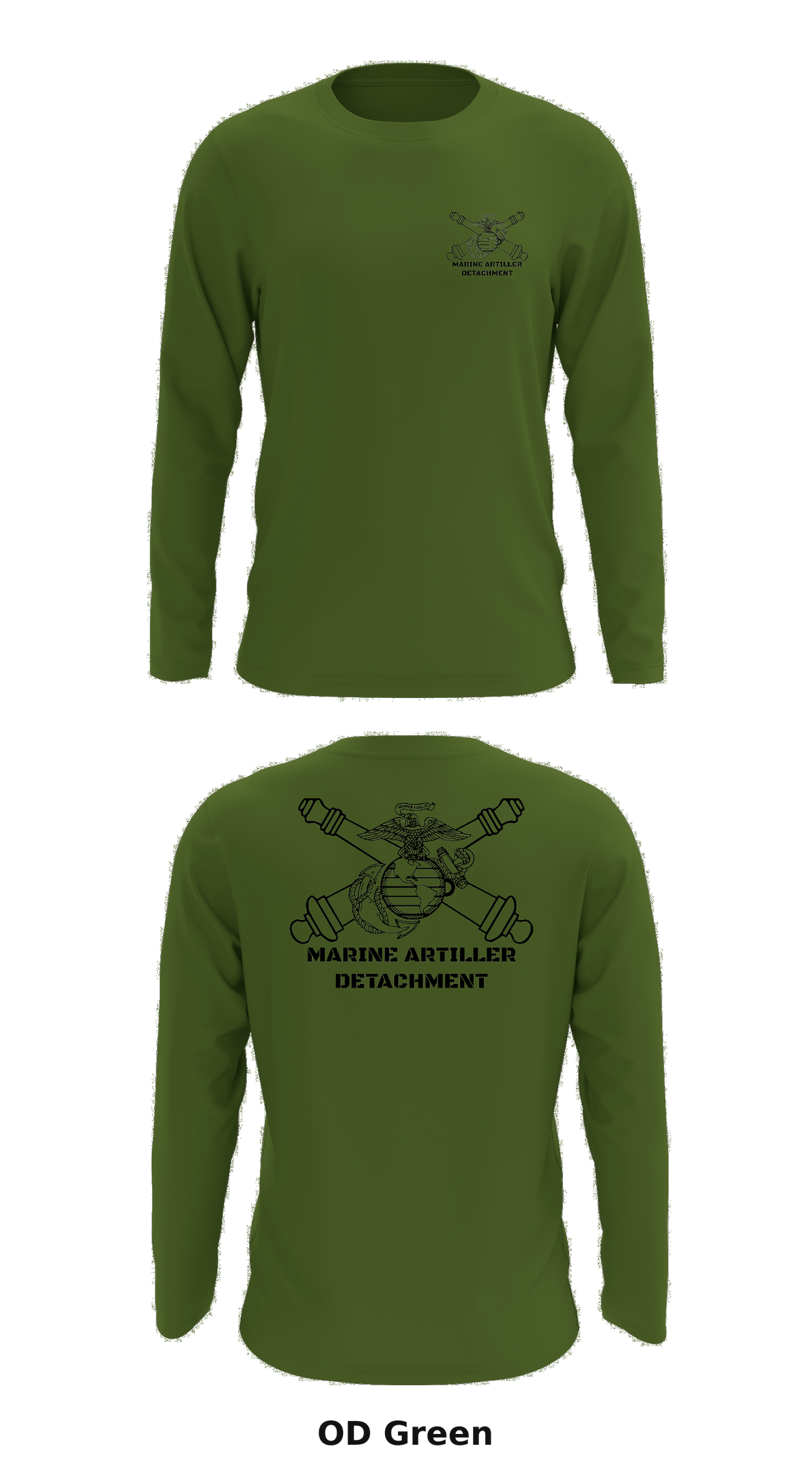 Marine Artillery Detchment  Store 1 Core Men's LS Performance Tee - 87722447227
