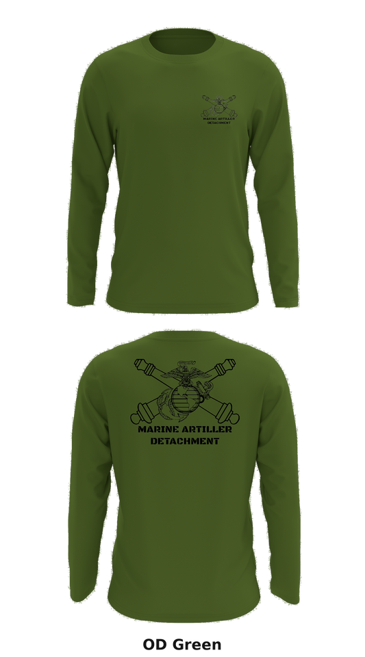 Marine Artillery Detchment  Store 1 Core Men's LS Performance Tee - 87722447227
