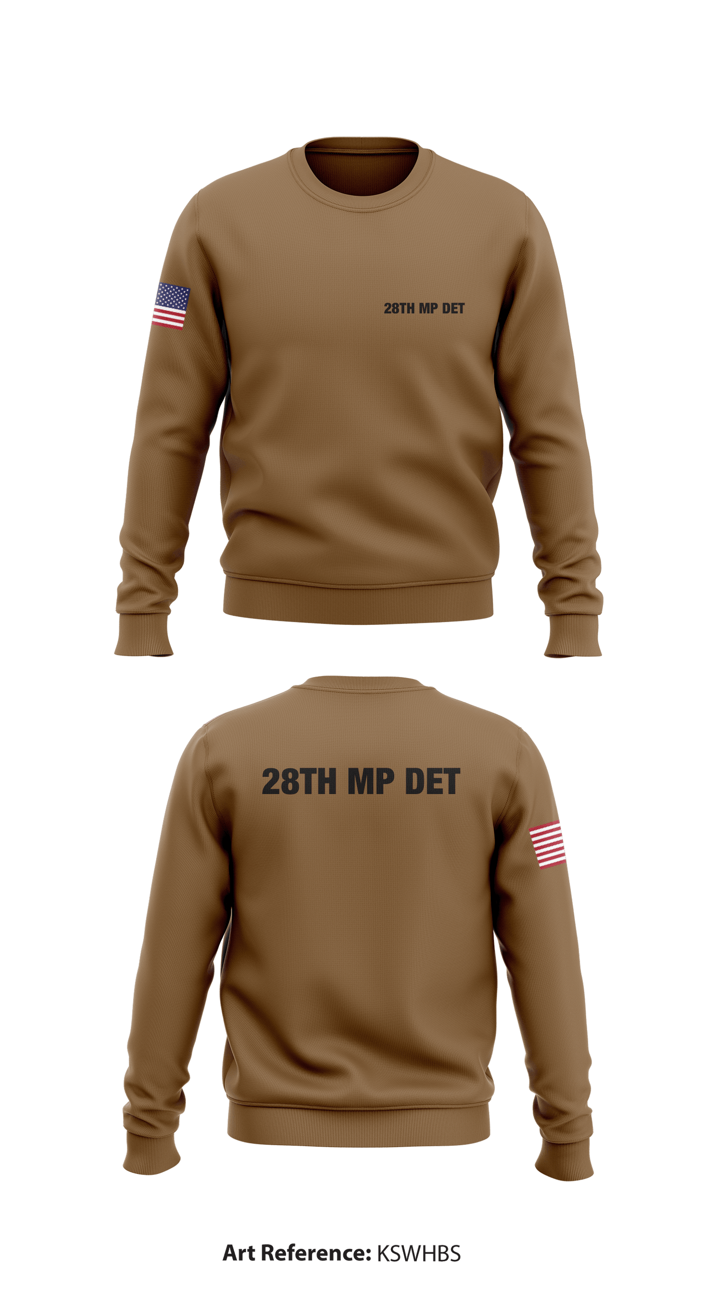 28th MP DET Store 1 Core Men's Crewneck Performance Sweatshirt - kSWHbs
