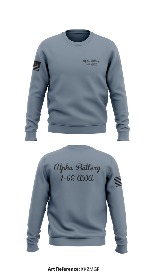 Alpha Battery 1-62 ADA Store 1 Core Men's Crewneck Performance Sweatshirt - XkZMGR