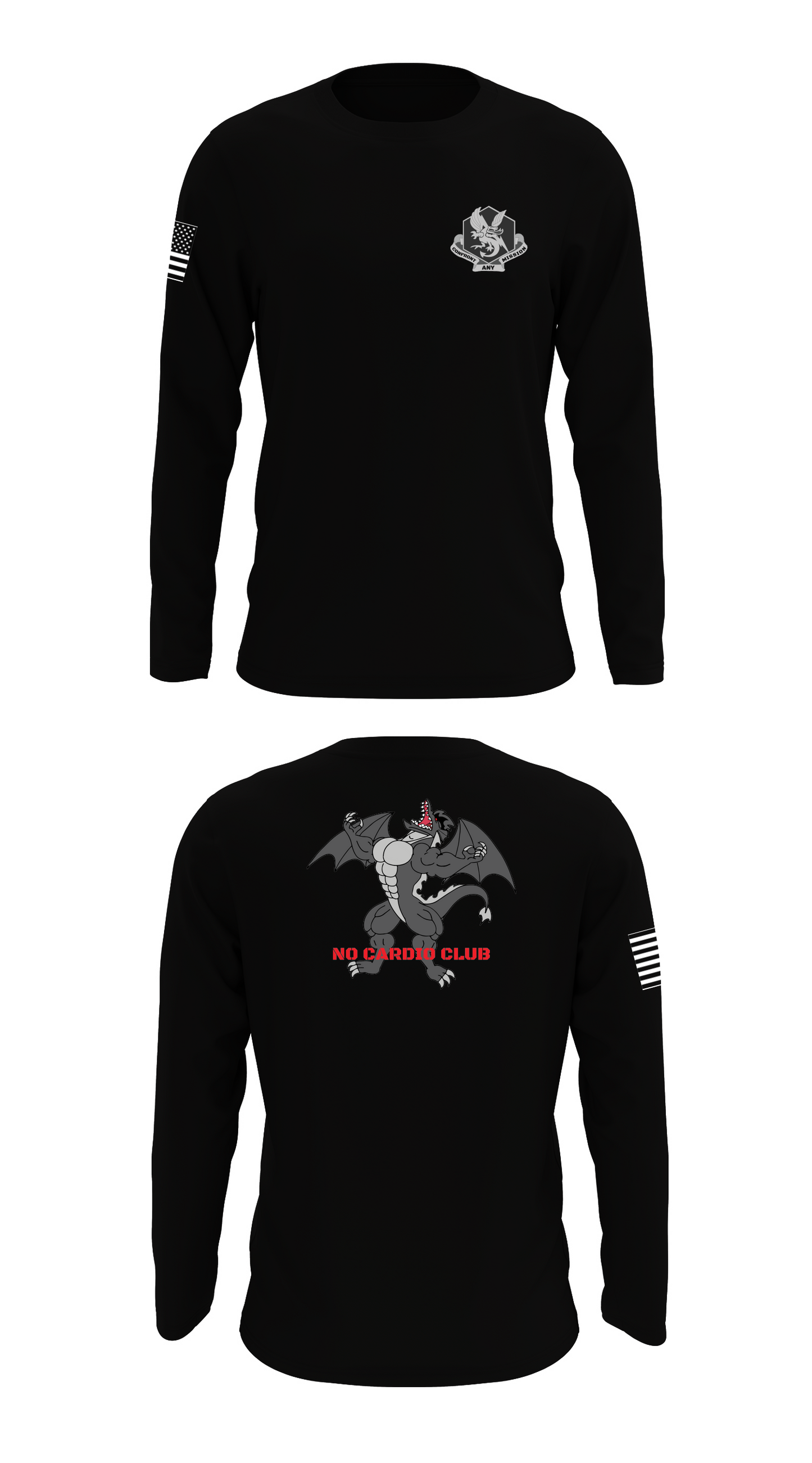 83d Chemical Battalion Store 1 Core Men's LS Performance Tee - 75784658317
