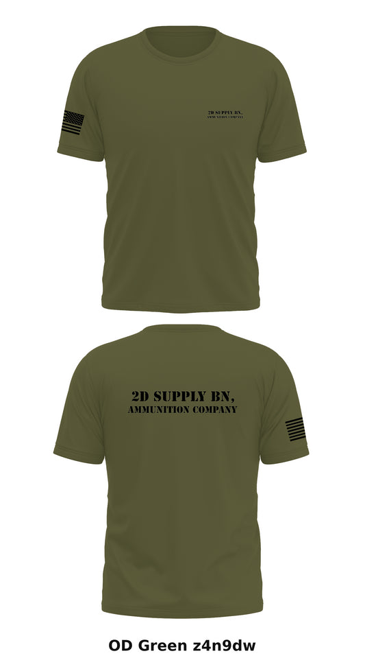2D Supply Bn, Ammunition Company Store 1 Core Men's SS Performance Tee - z4n9dw