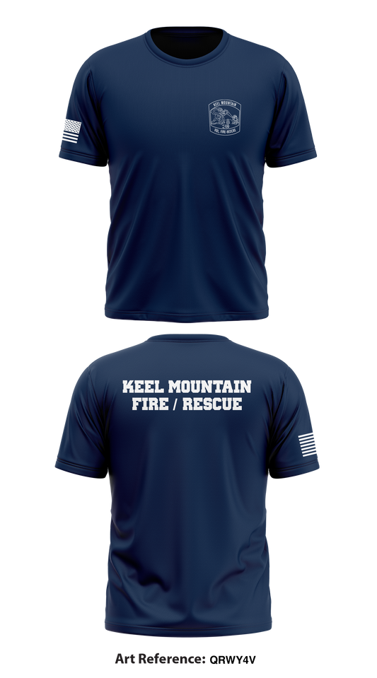Keel Mountain Fire / Rescue Store 1 Core Men's SS Performance Tee - QrWy4V