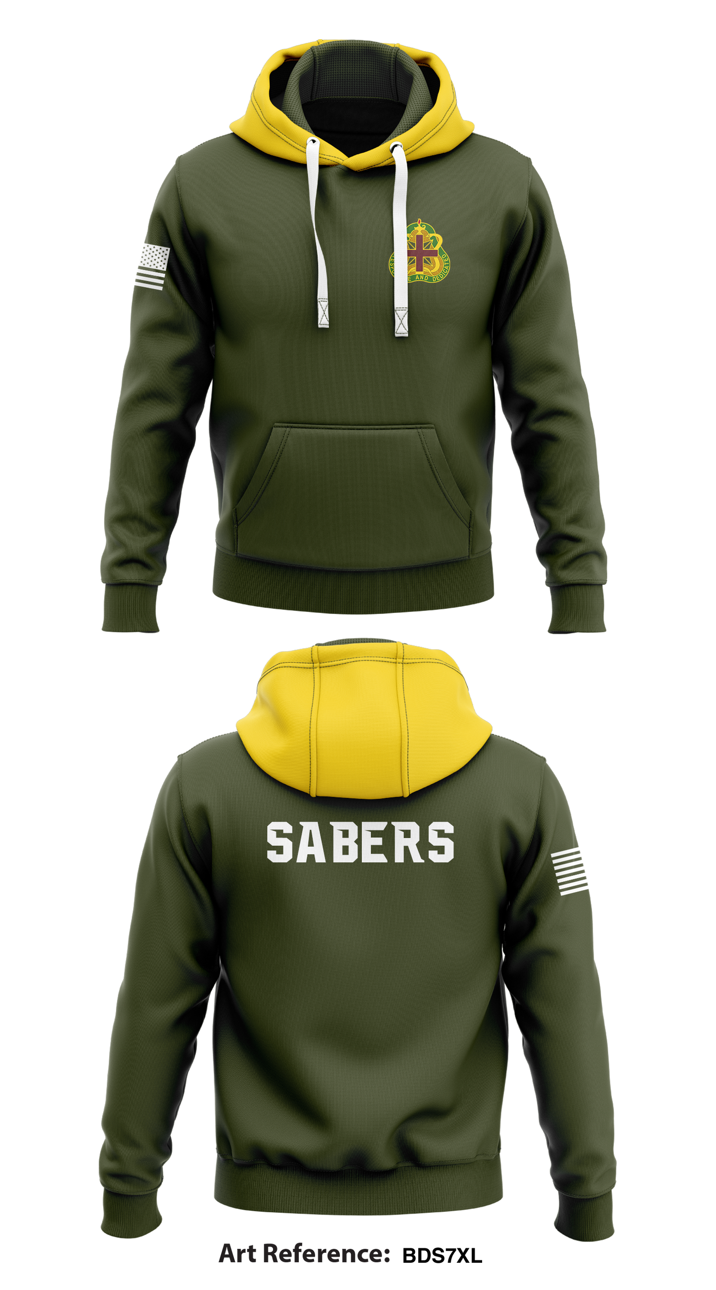 SABERS Store 2  Core Men's Hooded Performance Sweatshirt - BDS7xL